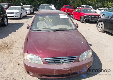 2002 Kia Spectra Ls из США, поврежденный, VIN KNAFB121625140900
